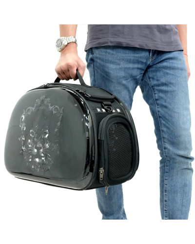 TRANSPARENT HARDCASE PET CARRIER – HARD ROCK