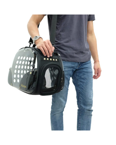 TRANSPARENT HARDCASE PET CARRIER – HARD ROCK