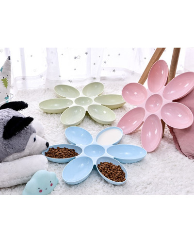 6 IN 1 FLOWER-SHAPED PET WEANING BOWL