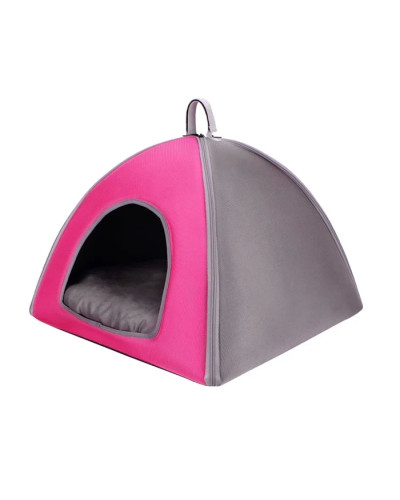 LITTLE DOME TENT BED PING/GREY